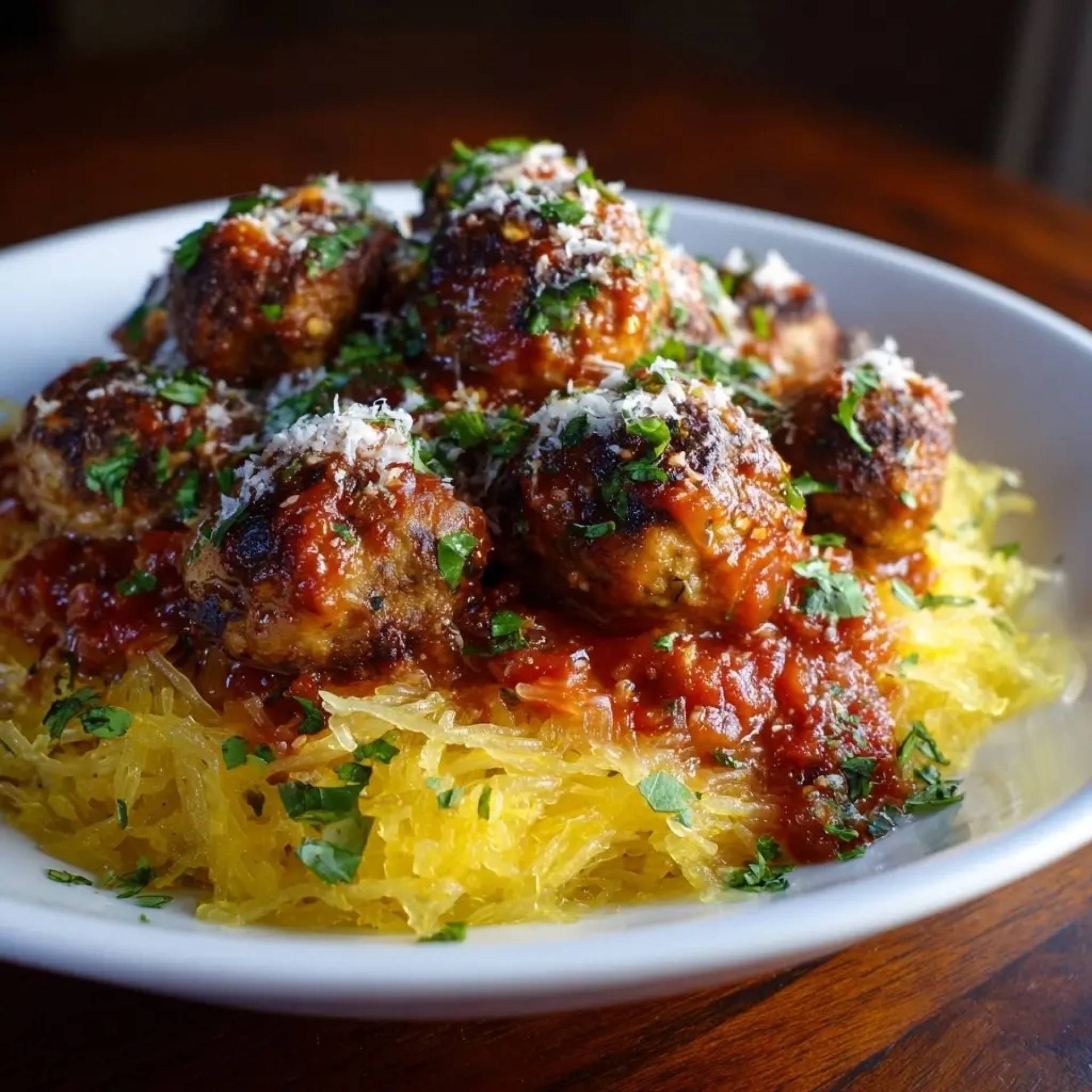 Turkey Meatballs Primavera