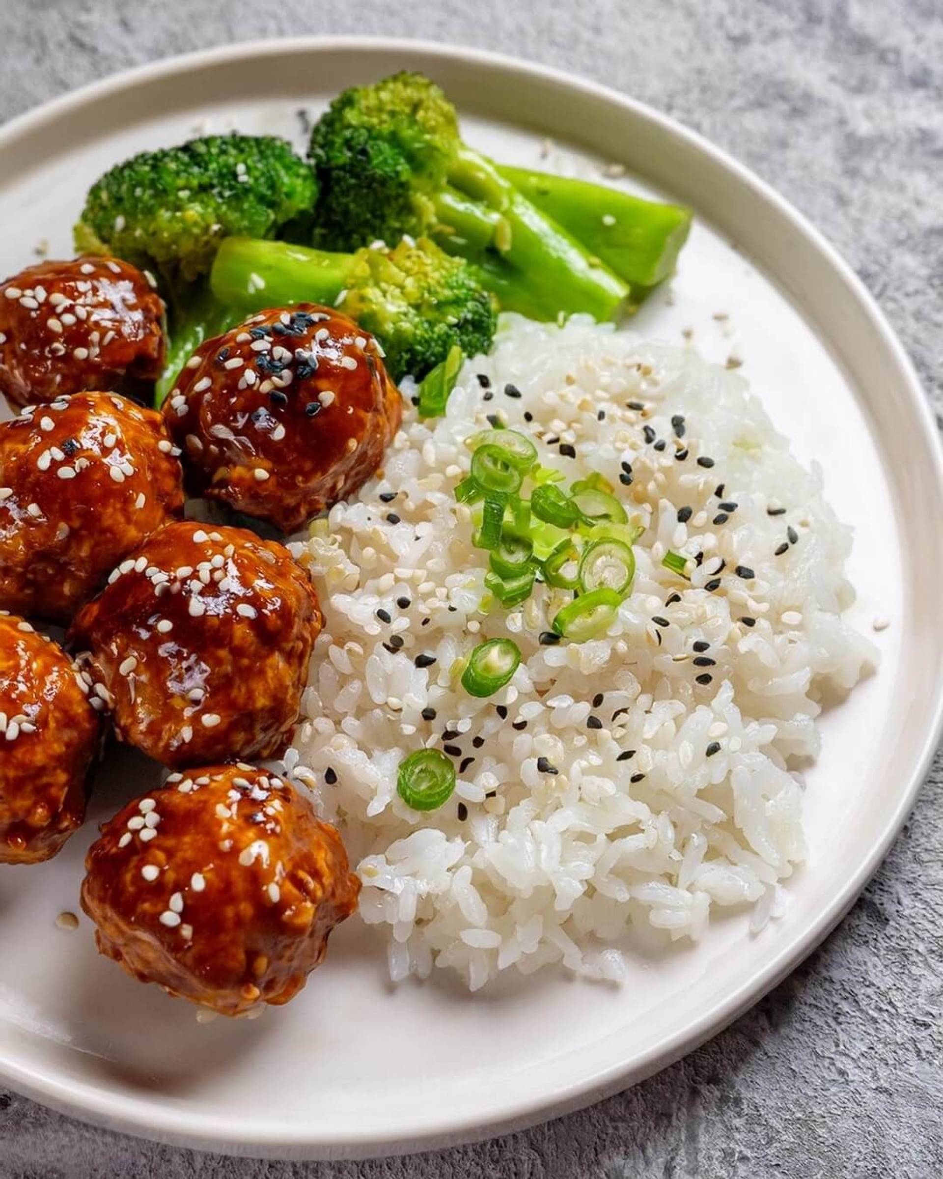 Teriaki turkey meatballs - LOW CARB
