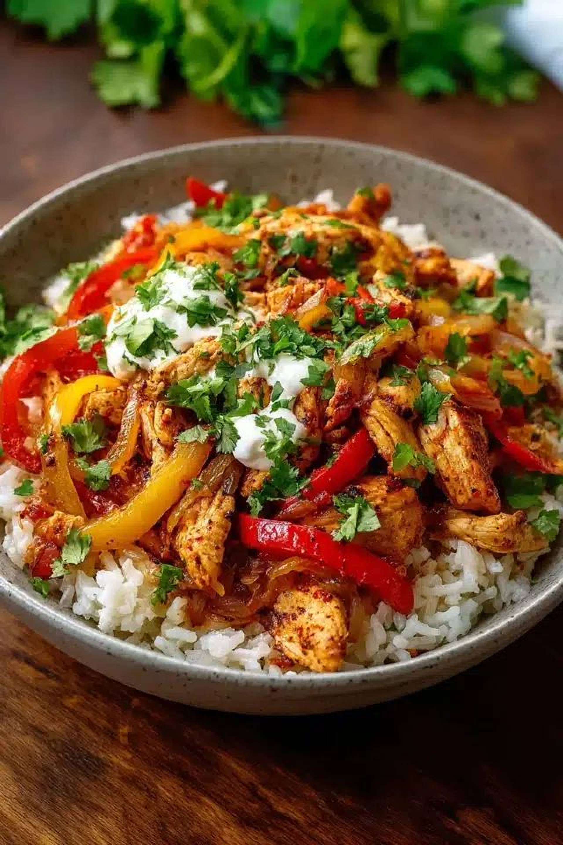 Chcken Fajita bowl - LOW CARB