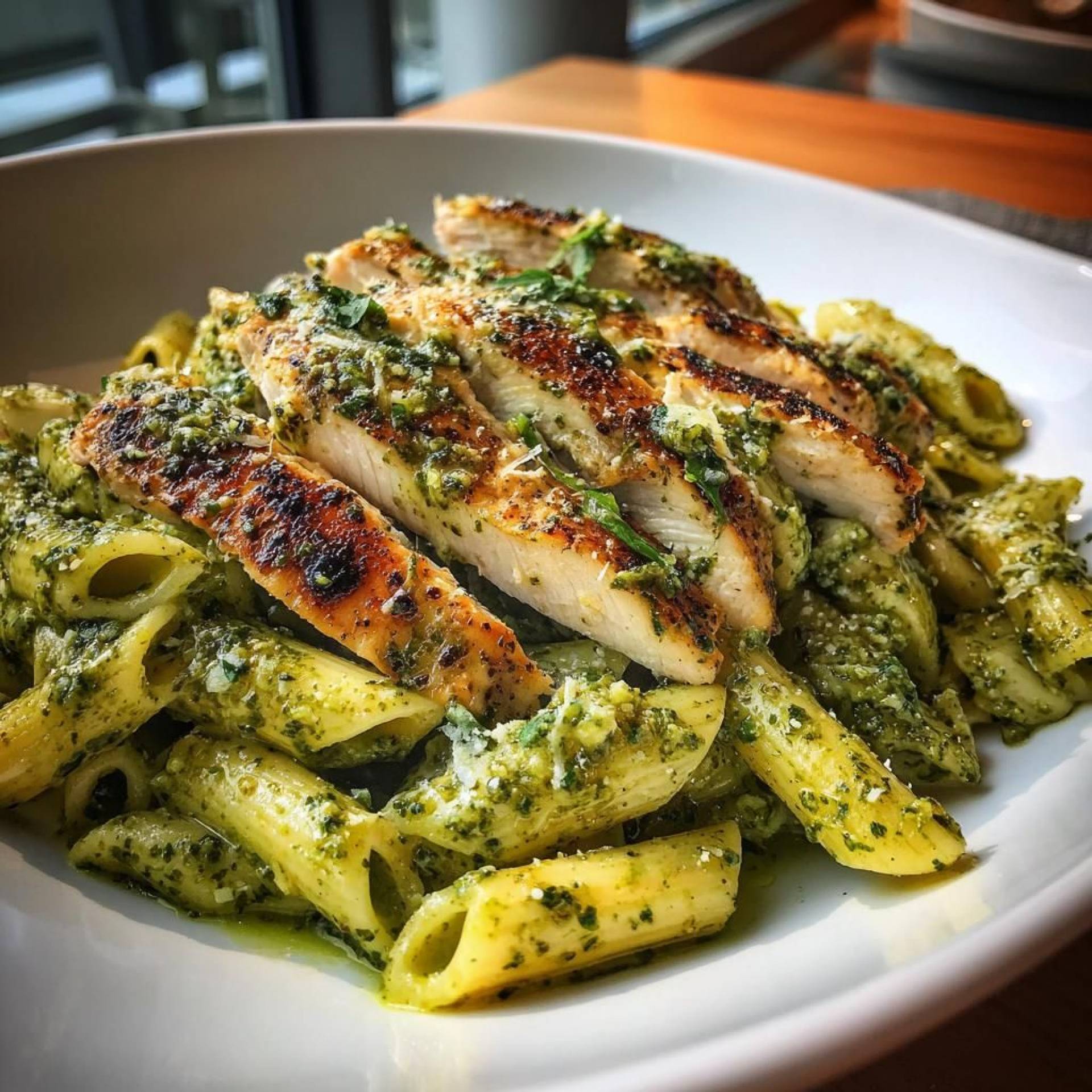 PESTO CHICKEN PASTA
