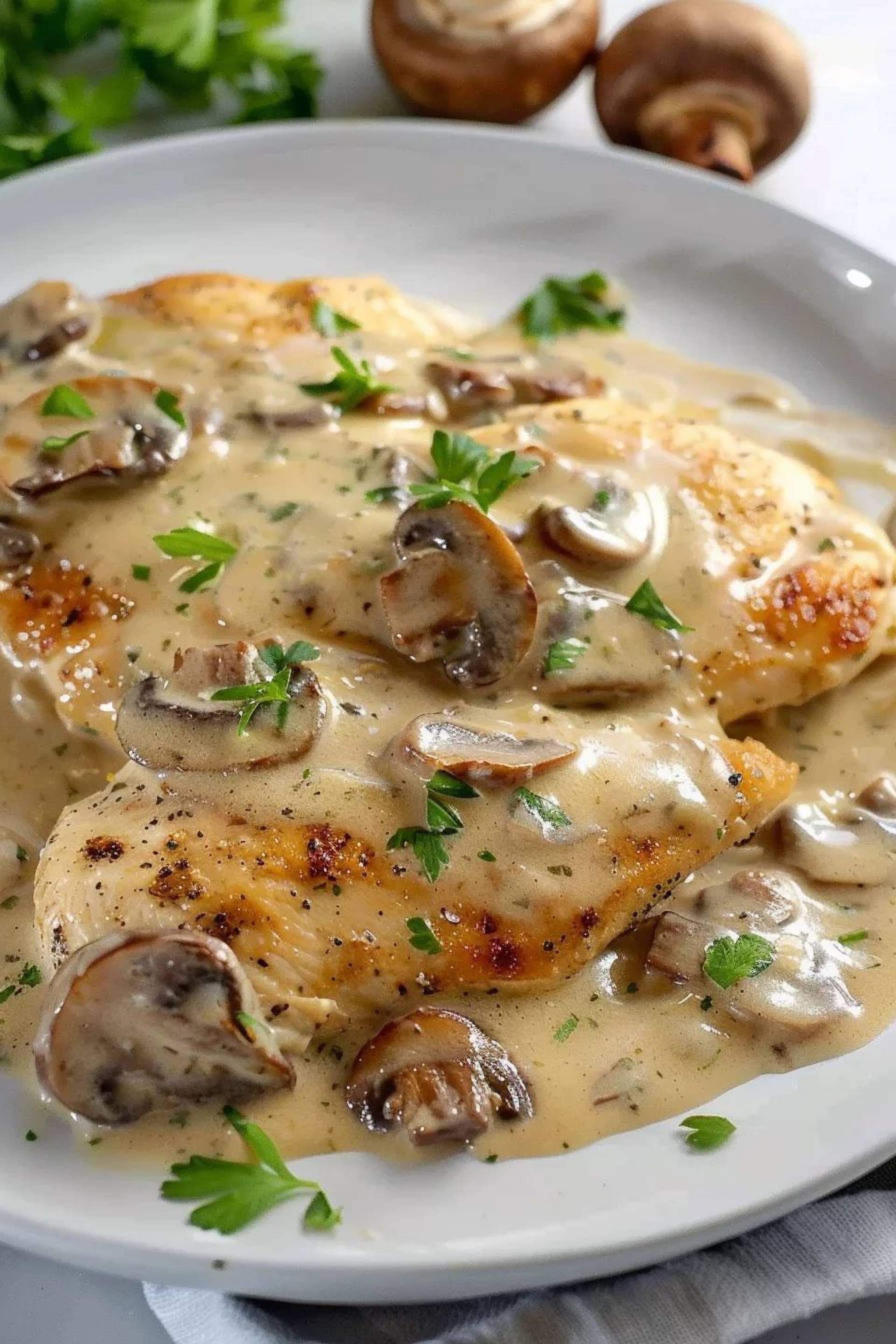 Pollo con Champignones