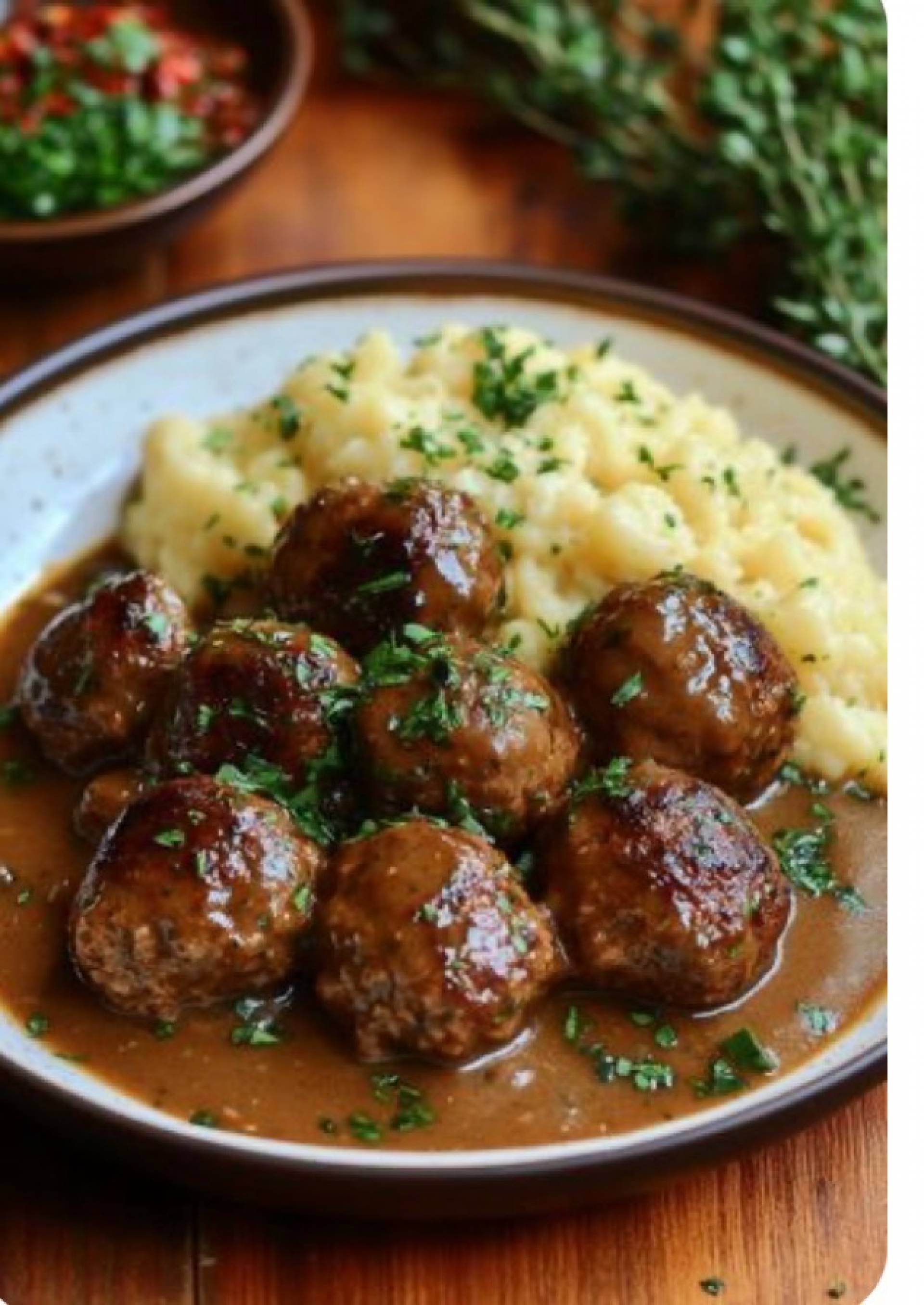 Beef meatballs